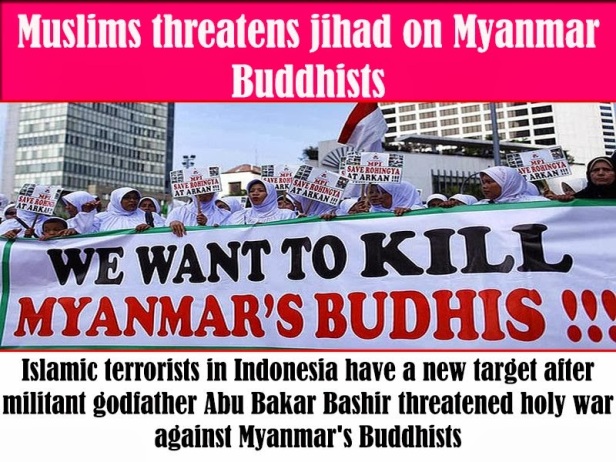 IndonesianMuslims-Kill BurmeseBuddhists2
